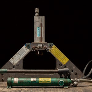 Vintage No. 777 Bender and No. 755 Hydraulic Pump by Greenlee image 1