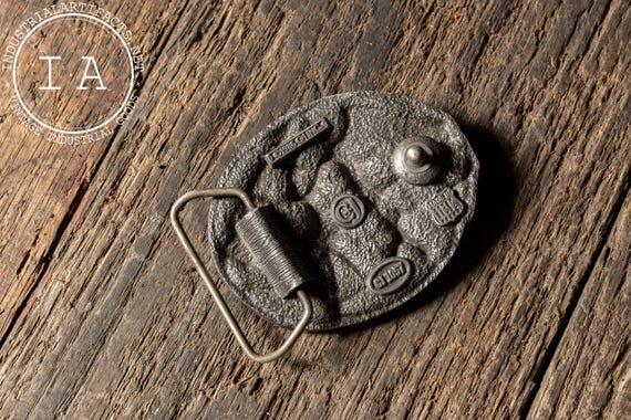 1986 Square Dancing Memorabilia Belt Buckle View 2