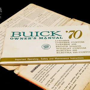 c. 1970 Buick Owners Manual