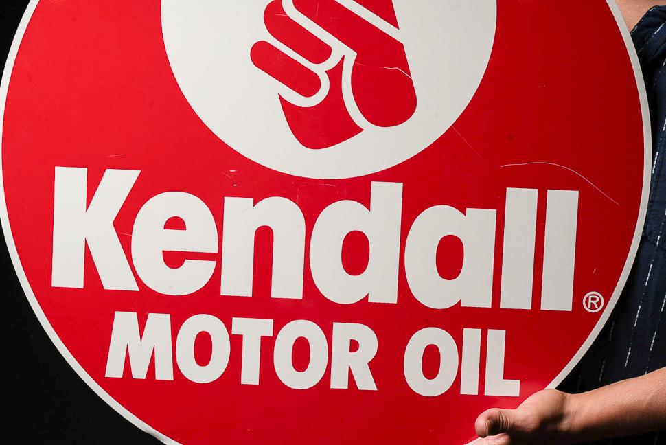 Vintage Kendall Motor Oil Tin Litho Advertising Sign - Etsy