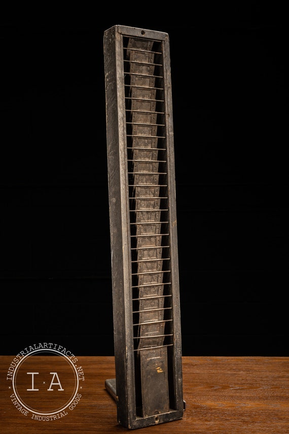 Antique Time Card Sorter Etsy