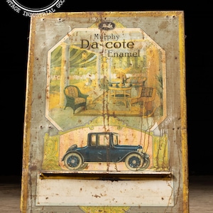 Early 20th Century Da-Cote Enamel Varnish Self-Framed Advertising Sign