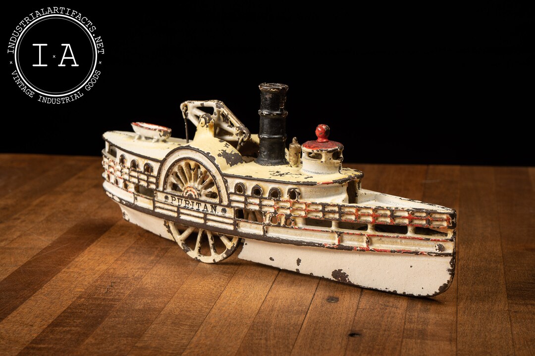 1915年製 STEAMBOAT WAVE BACK S. S. Christopher Columbus