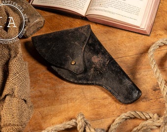Early 20th-Century Tooled Leather Holster