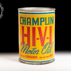 Vintage Champlin HI-V-I Motor Oil Can