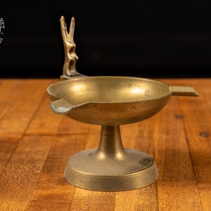 Art Deco Brass Ashtray