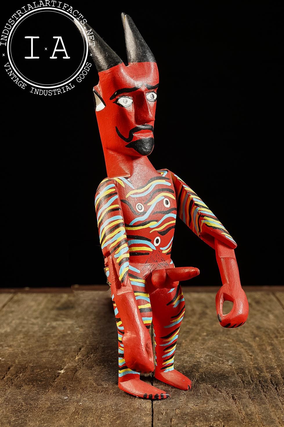 Diablo Fálico | Contemporary Articulated Oaxacan Alebrije - Etsy