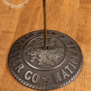Early 20th Century Cast Iron National Cash Register Receipt Spike