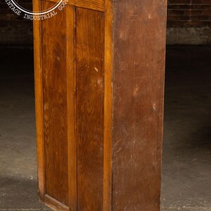 Antique Oak 4-Drawer Filing Cabinet Bild 5