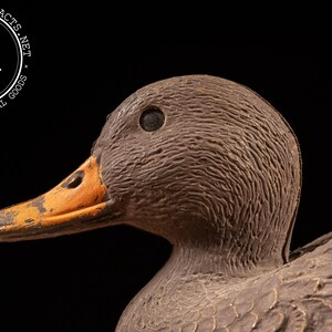 Vintage Mallard Hen Duck Decoy by Flambeau image 3
