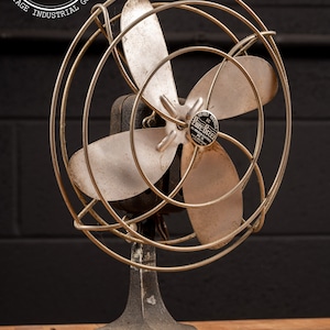 Midcentury Industrial Table Fan