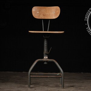 Antique Drafting Stool - Etsy