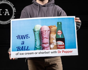 Vintage Dr Pepper "Have a Ball" Poster