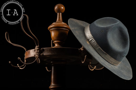 Vintage Blue Campaign Hat - image 1