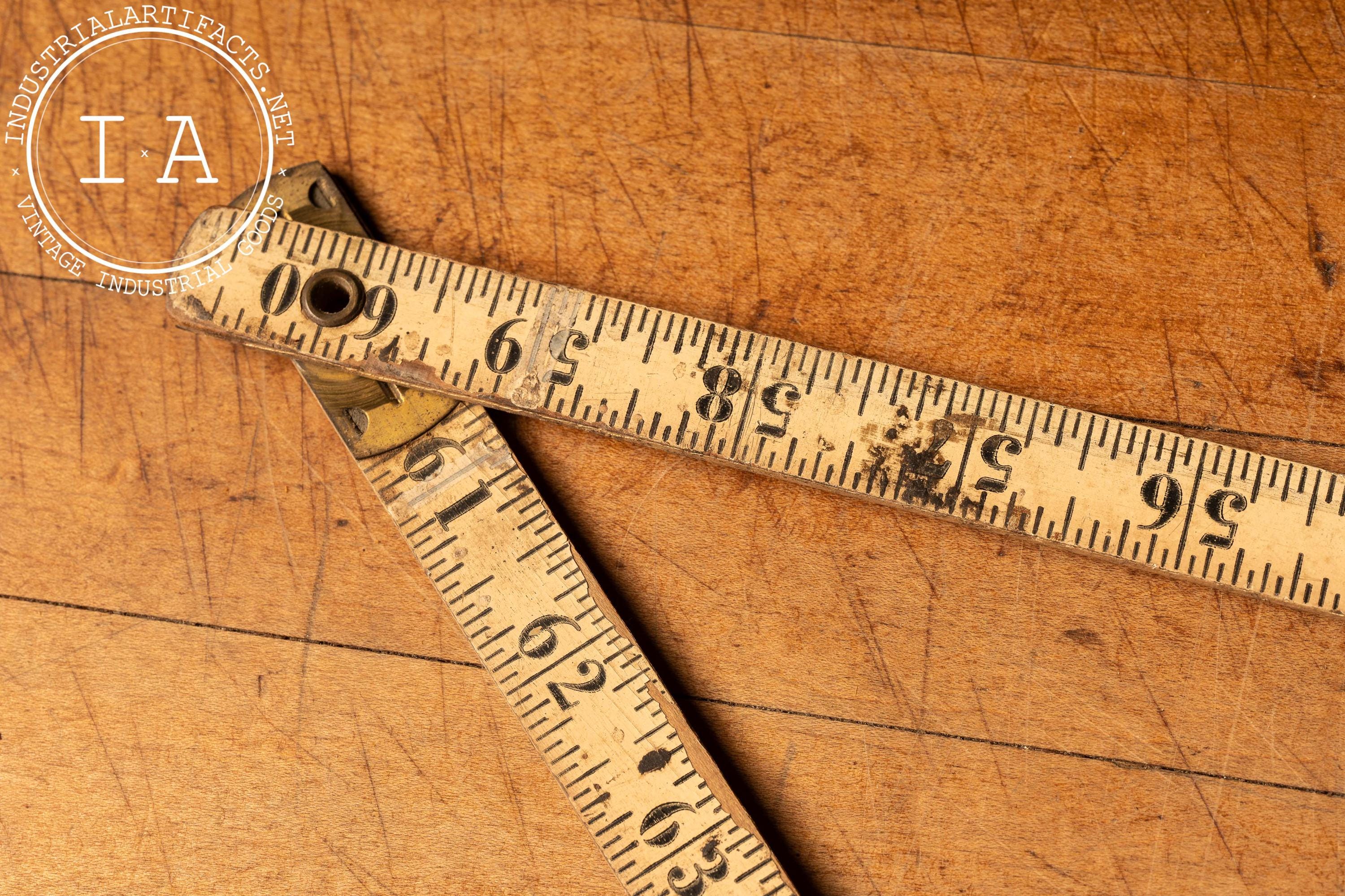 Antique Folding 72-inch Ruler - Etsy