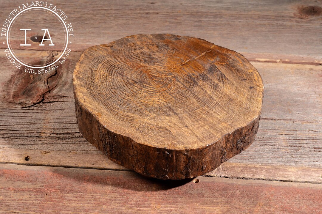 Live-edge Wooden Display Riser on Turned Feet - Etsy