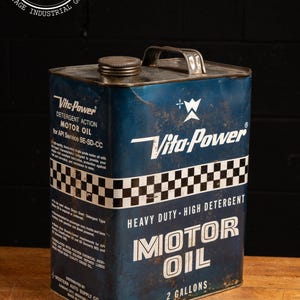 Vintage Vita-Power 2 Gallon Oil Can