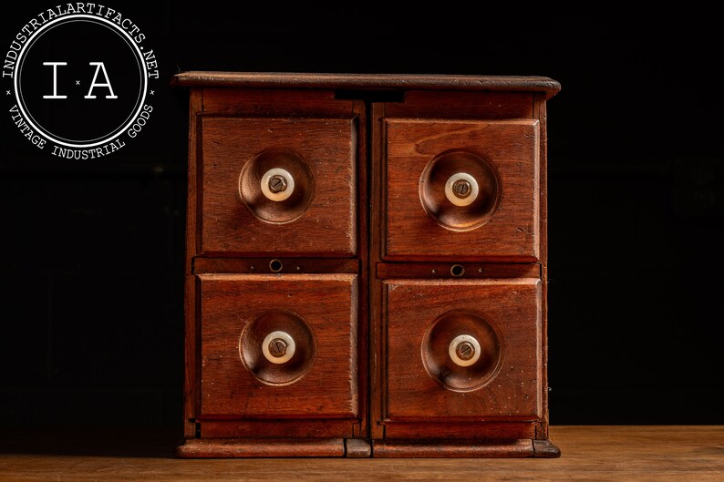 Vintage Singer Spool Cabinet afbeelding 3
