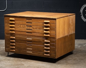 Hamilton Wood Flat Filing Cabinet