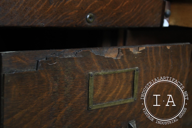 Turn Of The Century Apothecary Cabinet by Amberg File /& Index