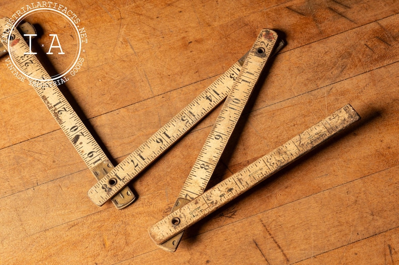 Antique Folding 72-inch Ruler - Etsy