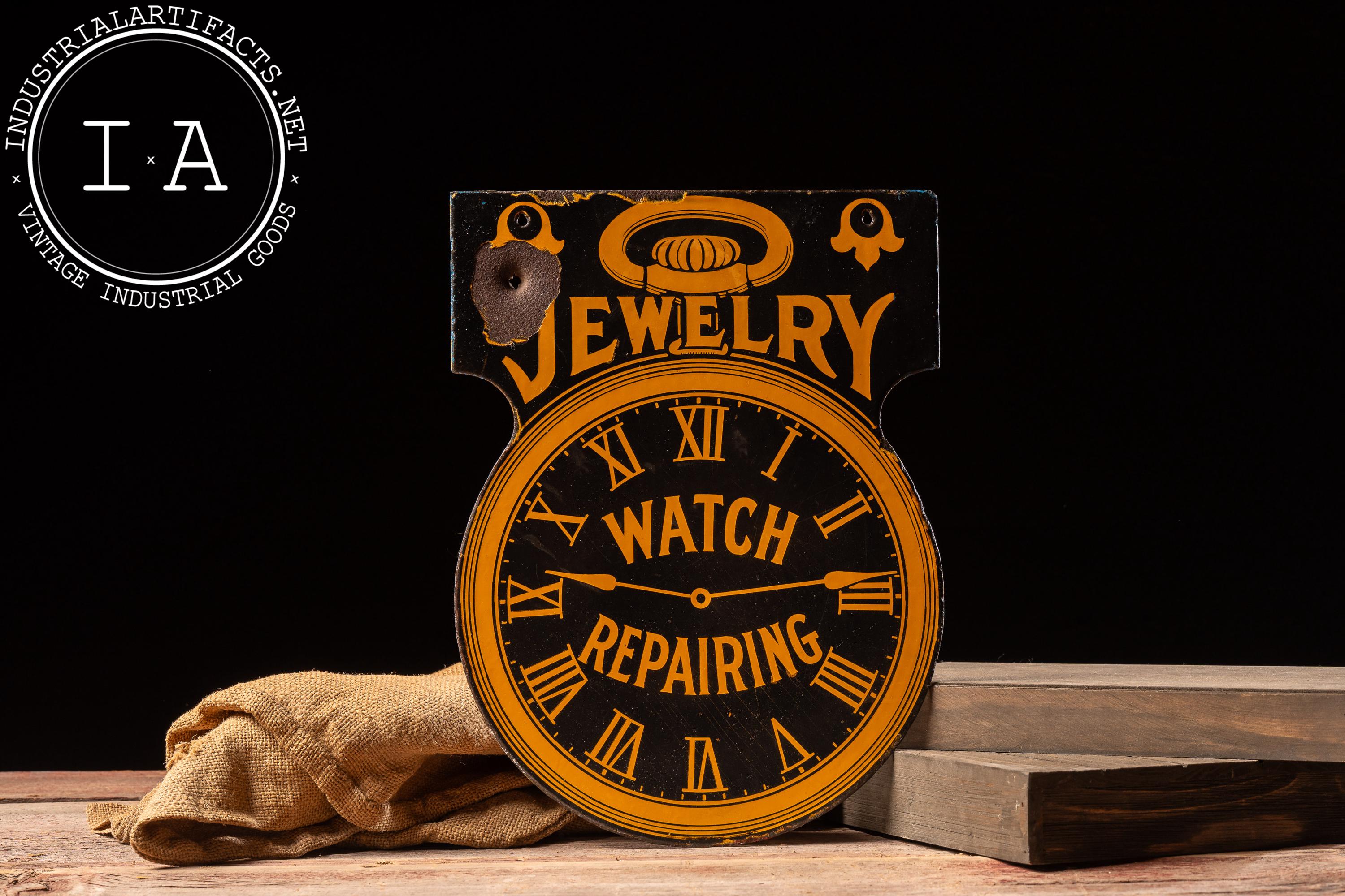 Vintage Watchmaker Sign - Etsy