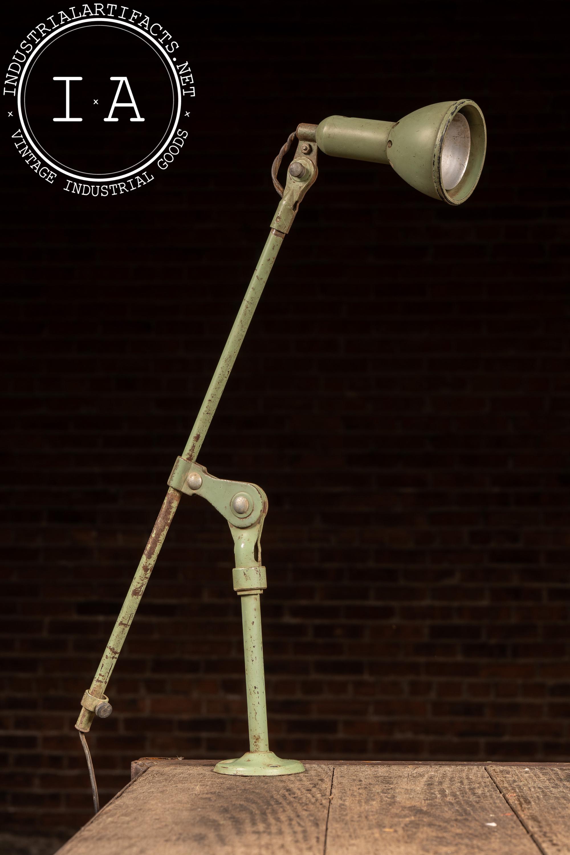 Vintage Industrial Articulating Task Lamp by Fostoria - Etsy