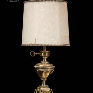 Vintage Brass Swag Lamp