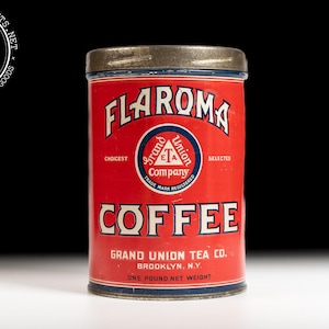 Vintage Flaroma Coffee Can