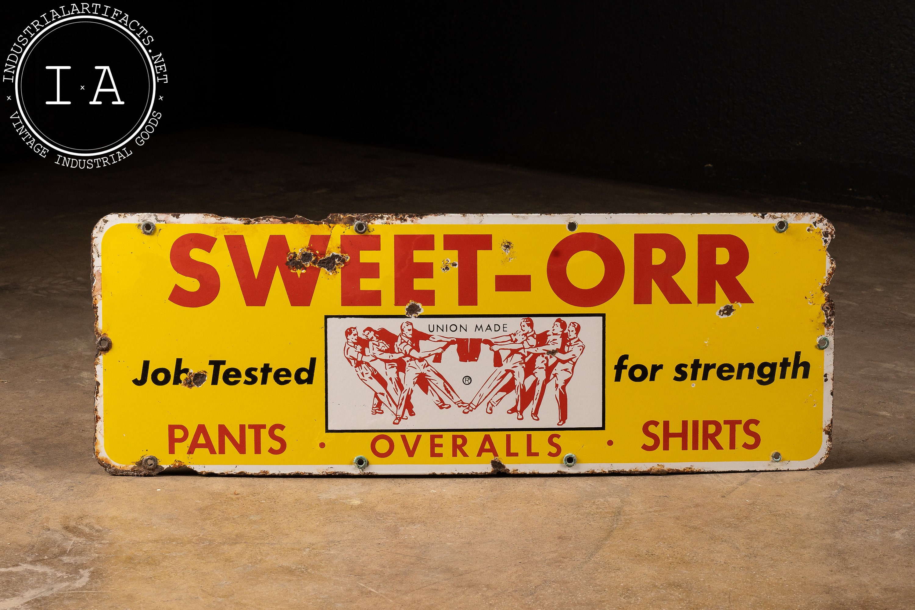 Early 20th Century Sweet-orr Work Union Made Sign - Etsy