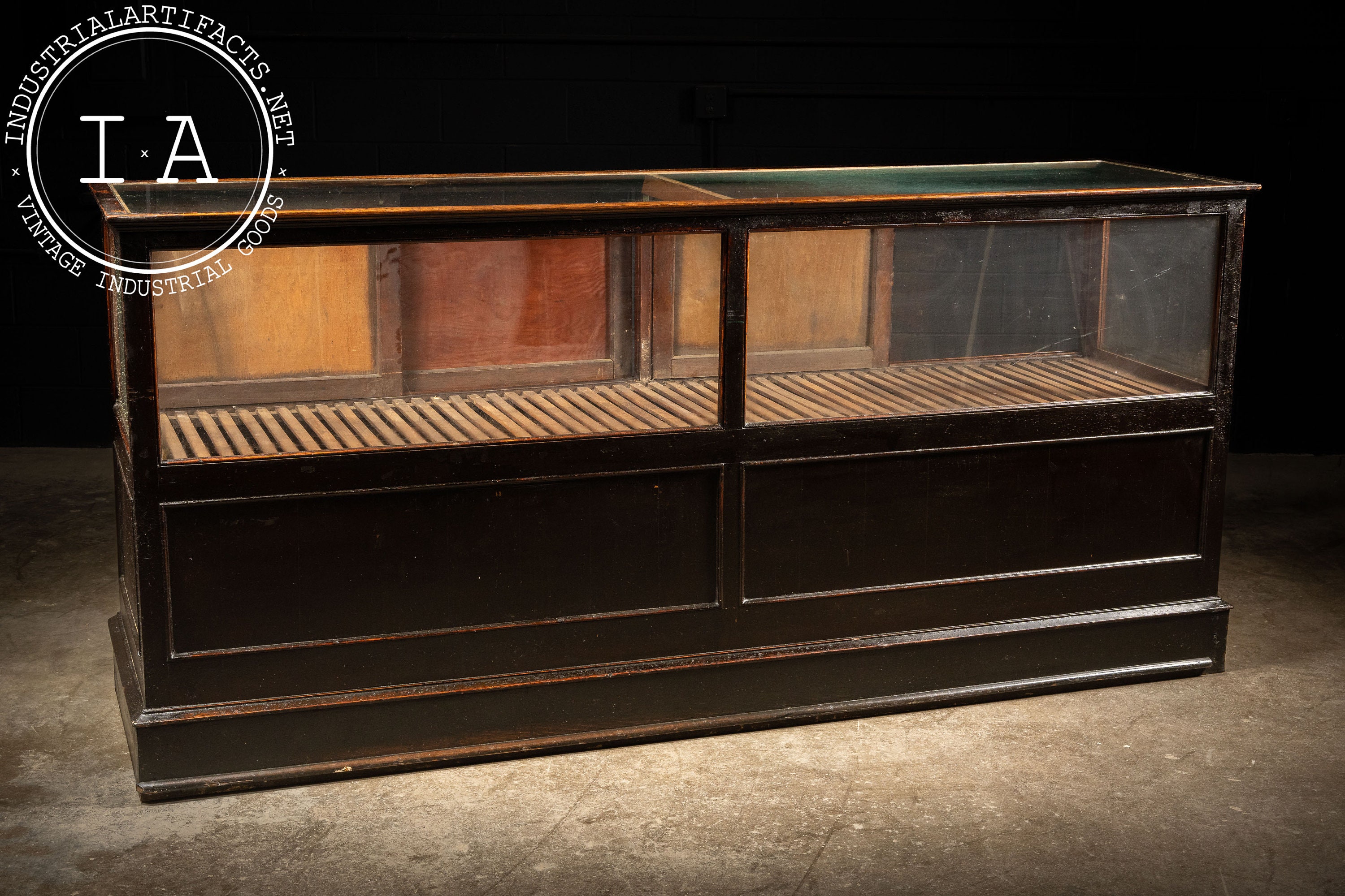 Antique mercantile display cases deals