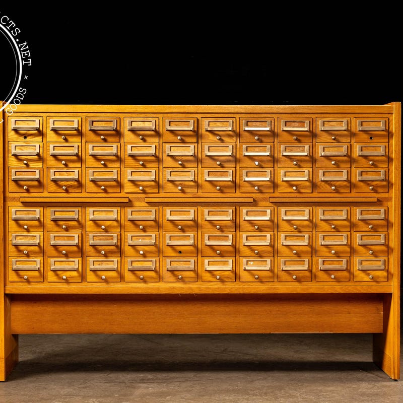 Card Catalog Table Etsy