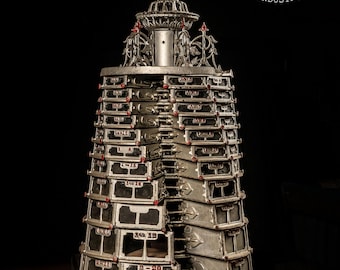 C. 1874 Rotating Westphal Hardware Store Cabinet