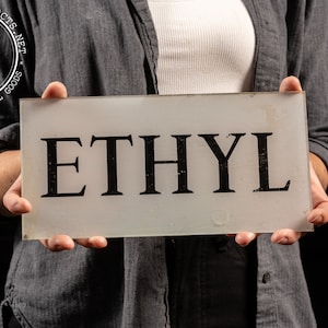 Vintage Gas Pump Ethyl Sign
