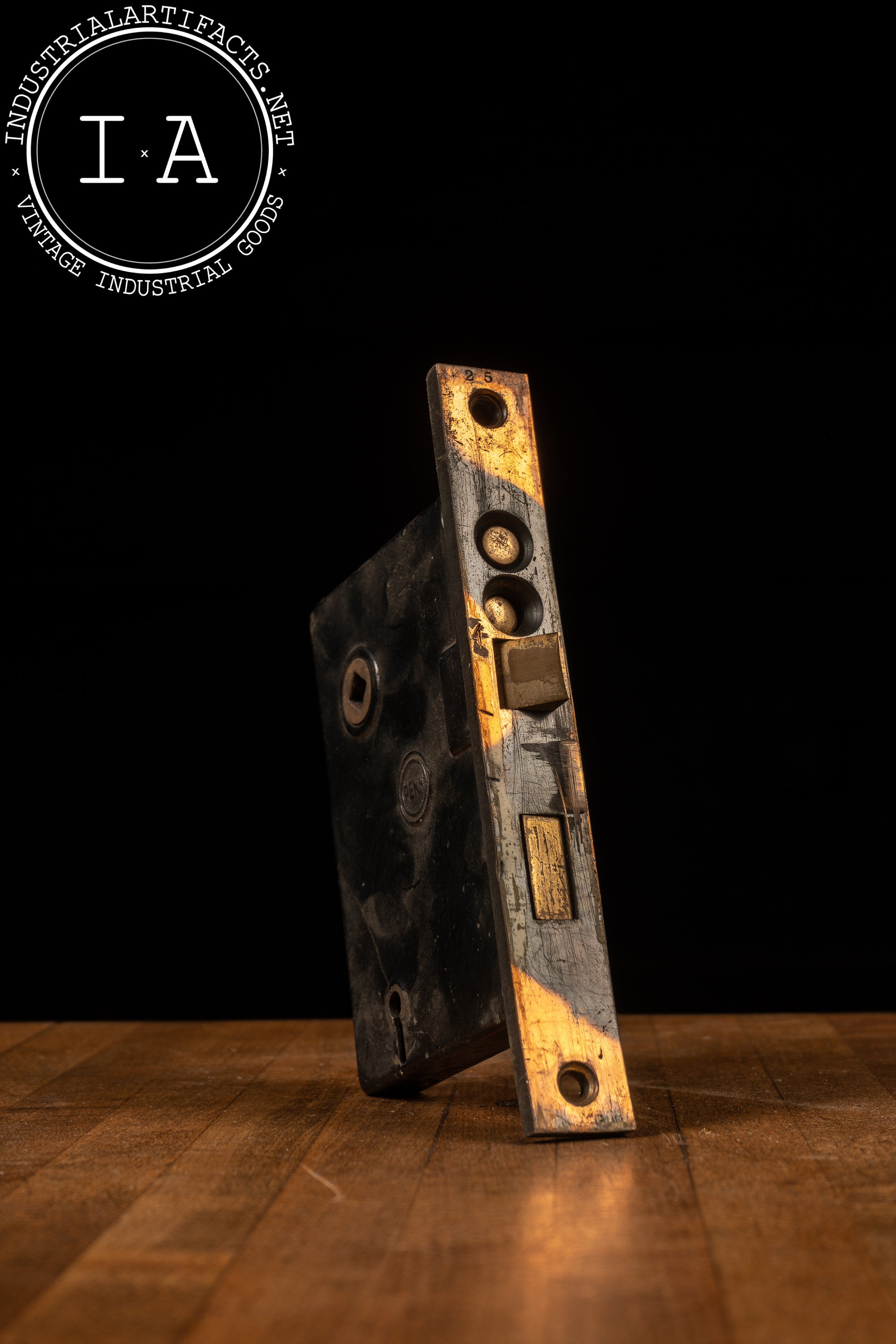 C. 1912 Japanned Copper Entry Mortise by Penn Hardware Co. - Etsy