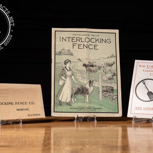 Early 20th Century Interlocking Fence Catalog
