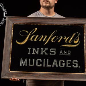 Antique ROG Sanford's Inks ROG Sign