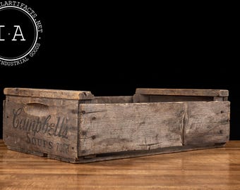 Antique Wooden Campbell's Soup Crate - Etsy
