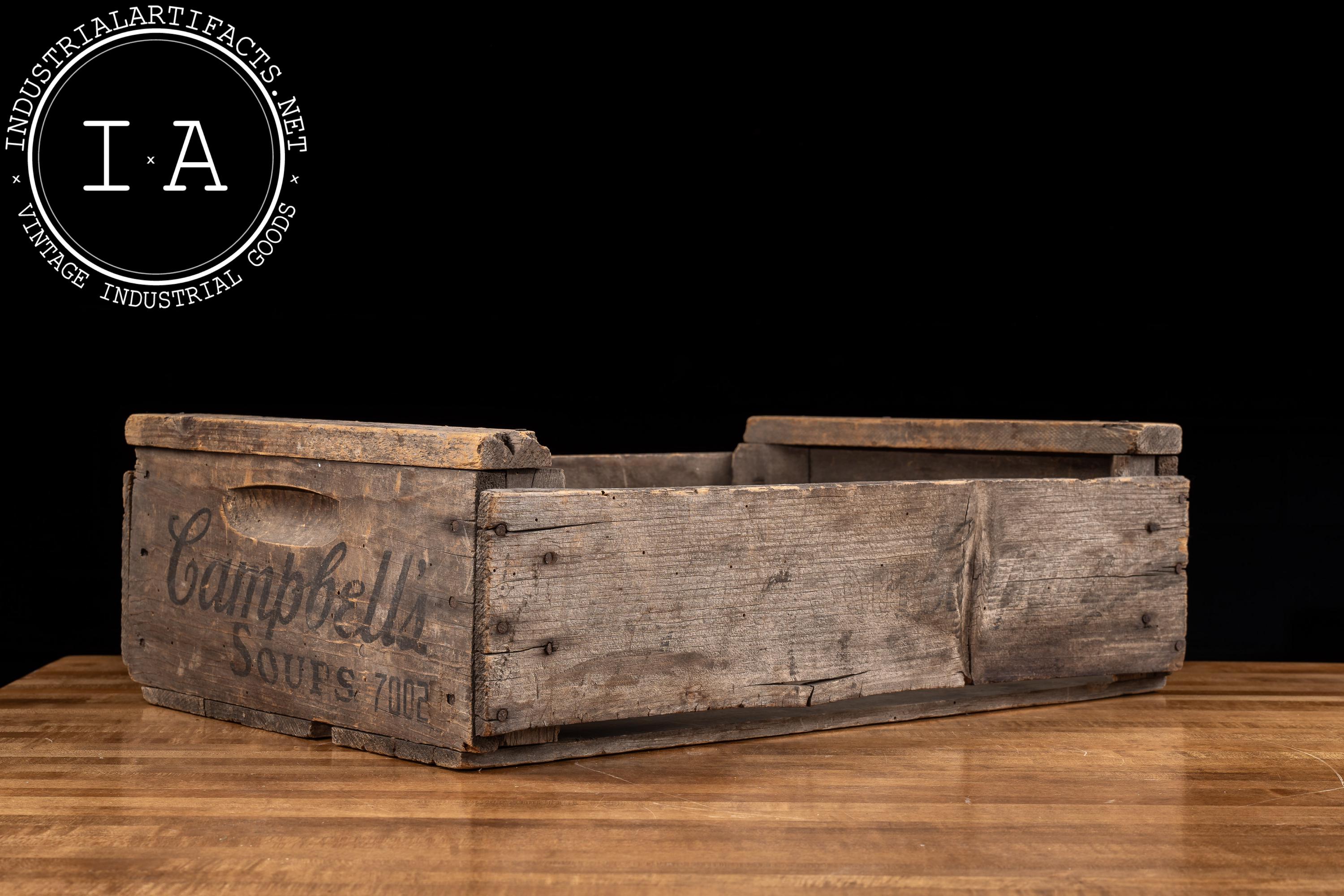 Antique Wooden Campbell's Soup Crate - Etsy