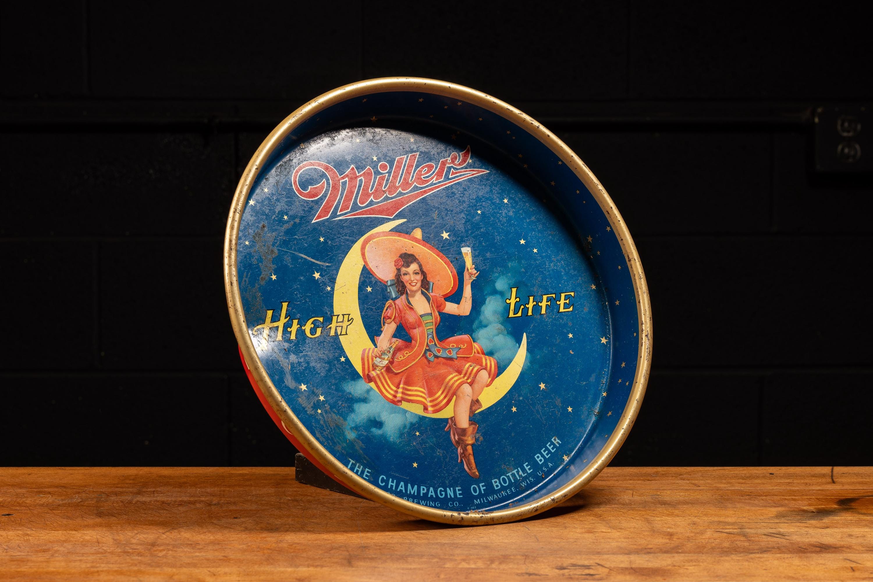 Vintage Tin Litho Miller 