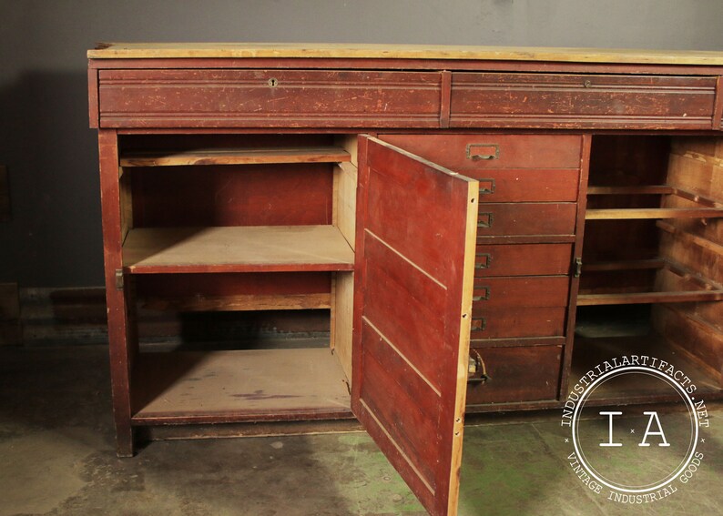 Antique Wooden Multi Drawer Lawyers Etsy