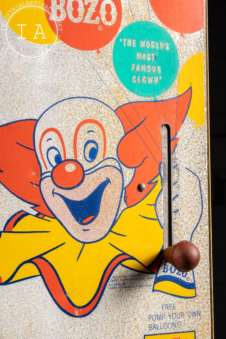 Vintage Bozo Buckets Vending Machine Etsy