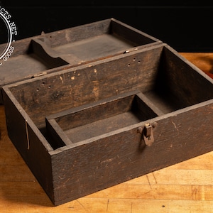 Antique Wooden Storage Chest
