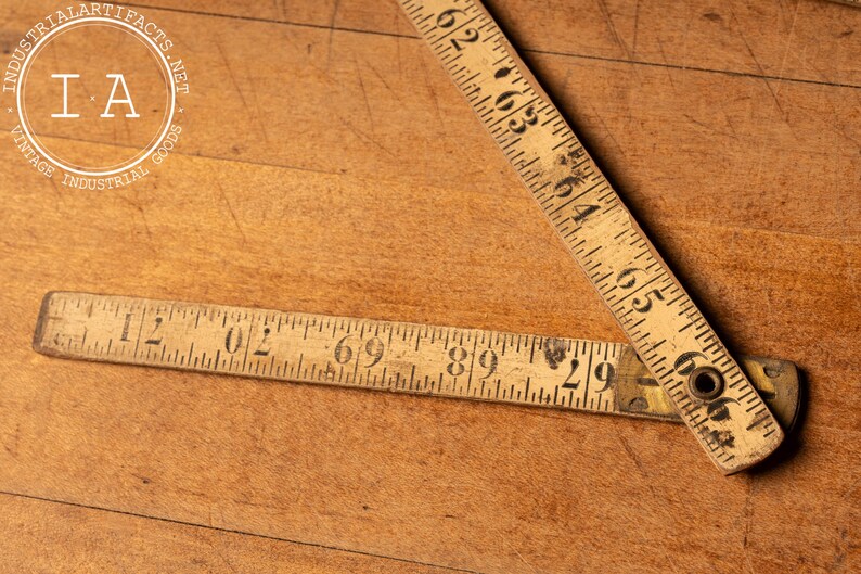 Antique Folding 72-inch Ruler - Etsy