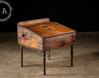 schoolhouse desks Early Wooden Schoolhouse Desk