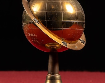 Vintage Brass Globe Space Age Cigarette Dispenser - Etsy