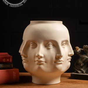 Modern Abstract Perpetual Face Resin Vase - Etsy