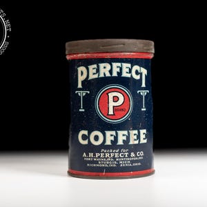 Antique Perfect Coffee Can