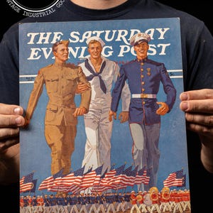 Saturday Evening Post Cardstock Cover Art - 11/13/37