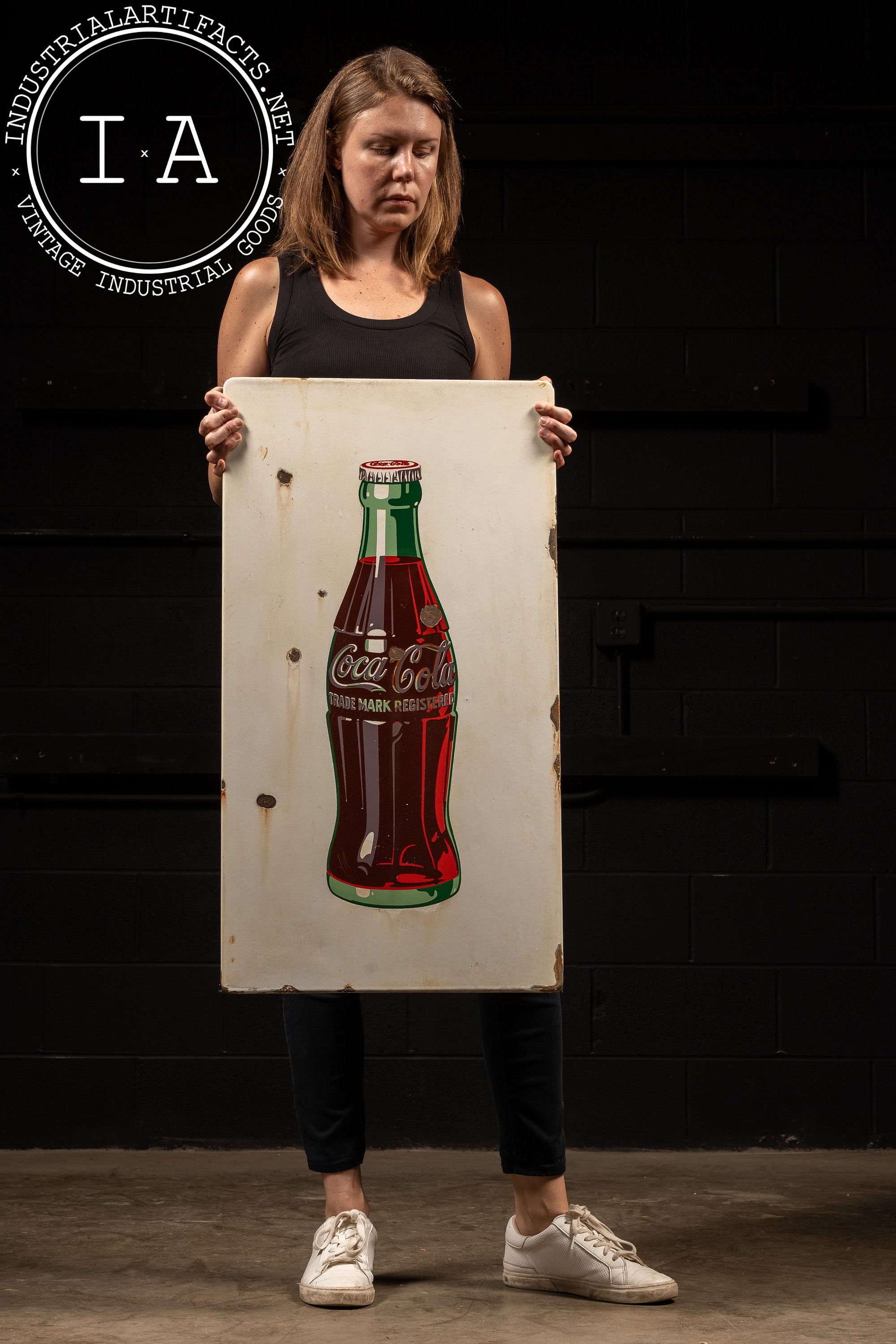 Vintage Porcelain Coca Cola Sign - Etsy